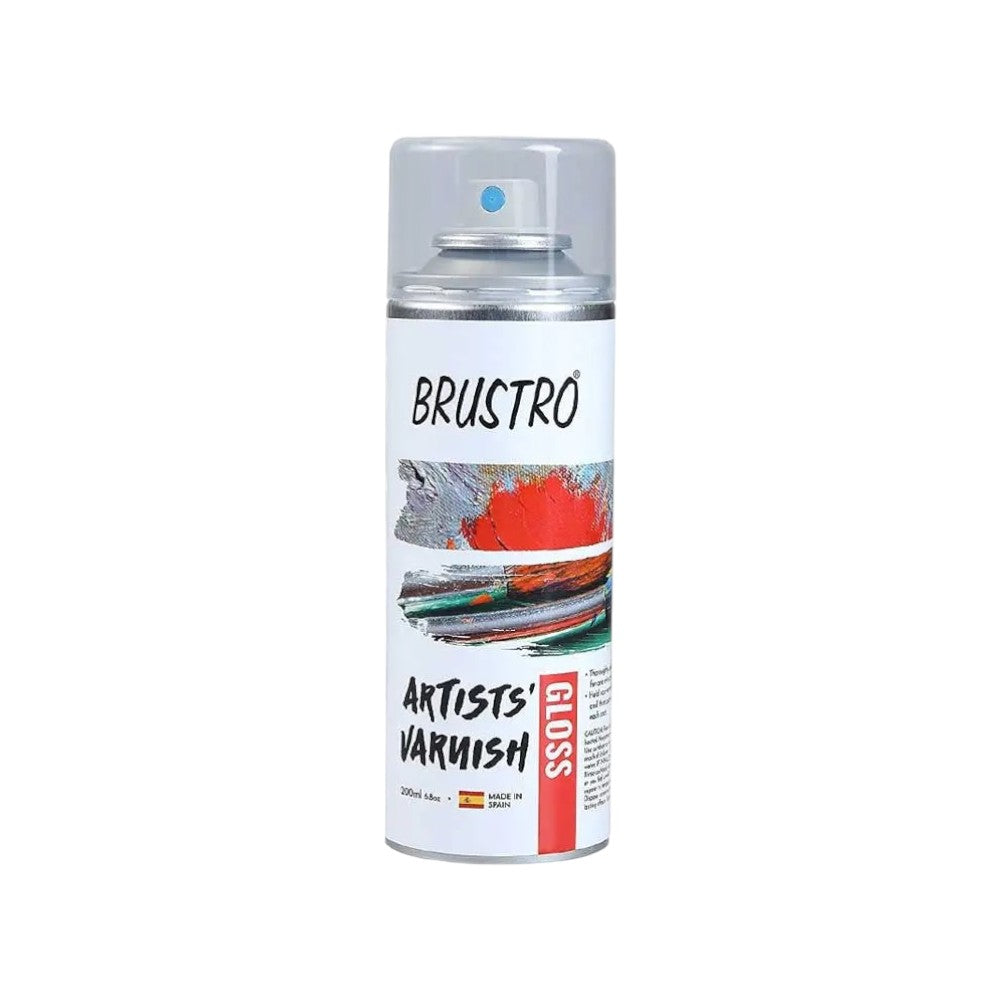 Brustro Gloss Varnish Spray 200ml – High Shine Finish